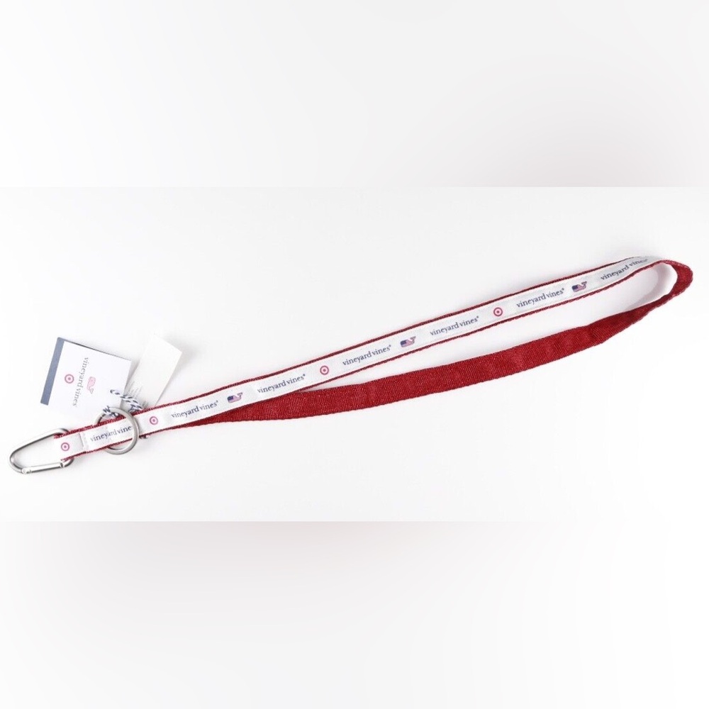 Vineyard vines for target red lanyard